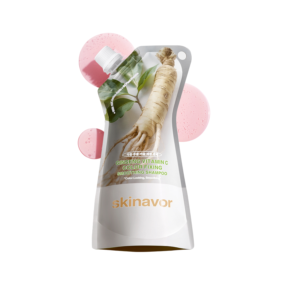 Ginseng Vitamin C Color Fixing Smoothing Shampoo-SKINEVER