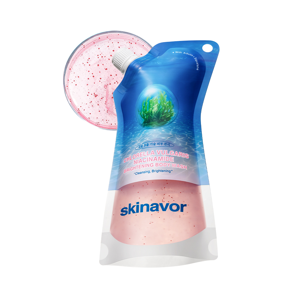 Chlorella Vulgaris Niacinamide Brightening Body Wash-SKINEVER