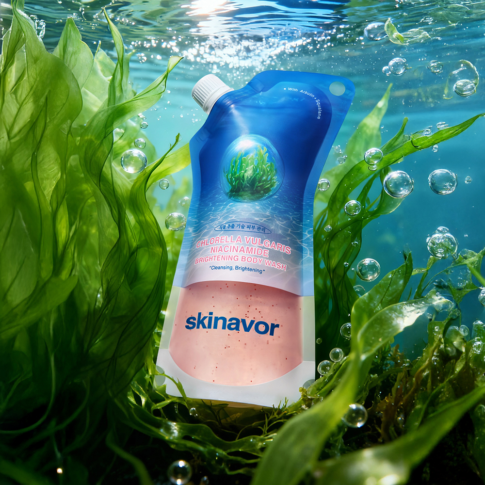 Chlorella Vulgaris Niacinamide Brightening Body Wash-SKINEVER