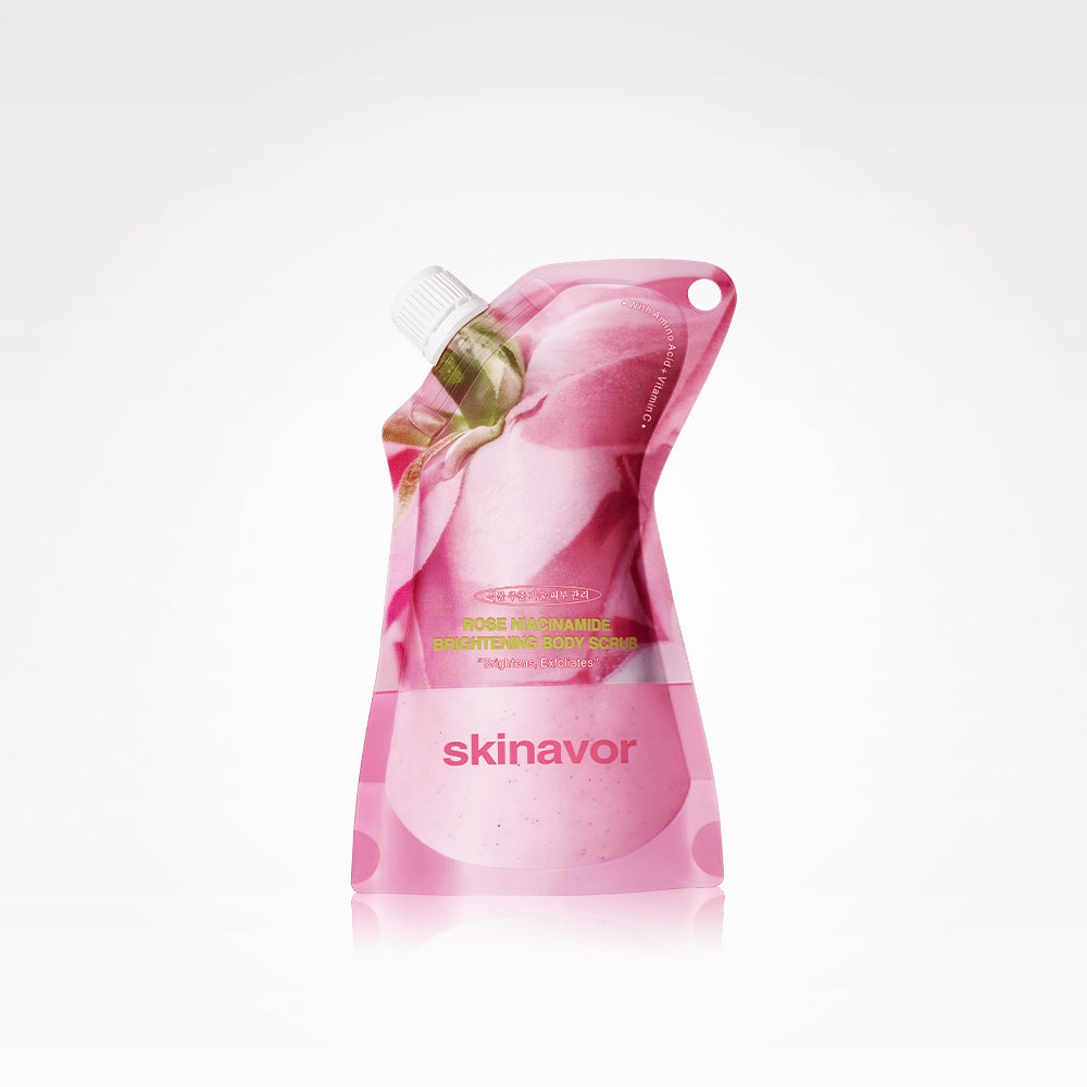 Rose Niacinamide Brightening Body Scrub-SKINEVER