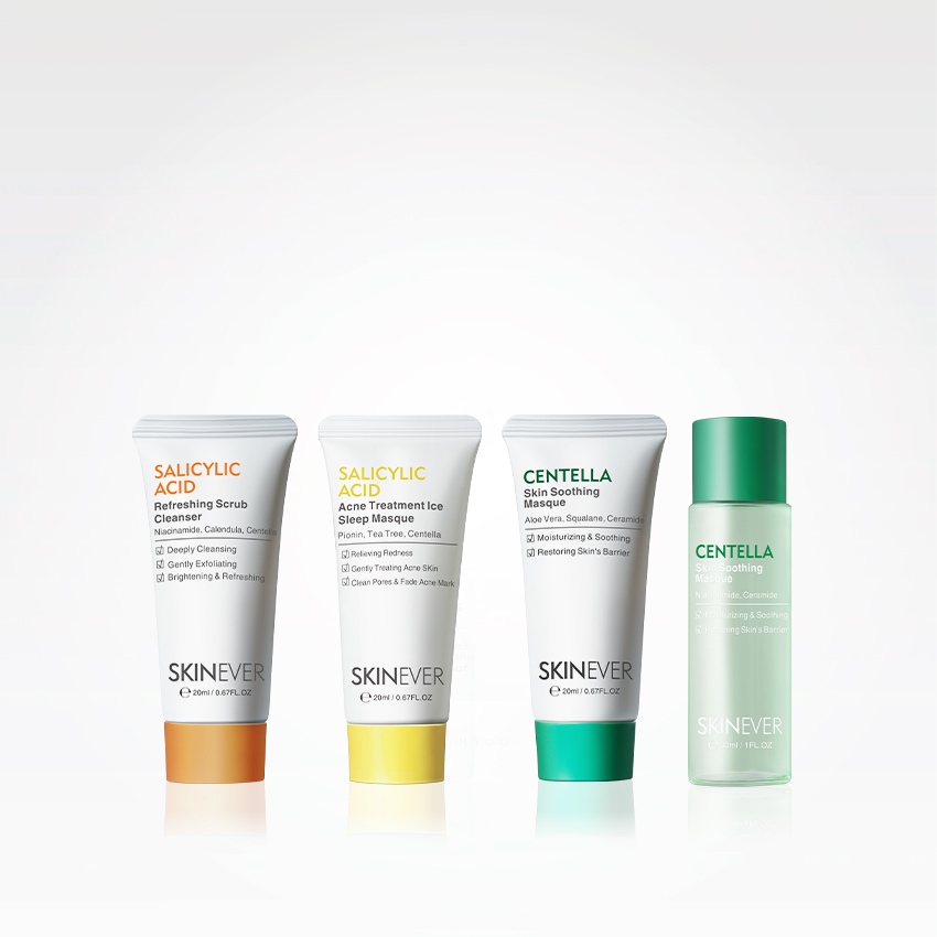 Salicylic Acid Oil & Acne Travel Kit-SKINEVER