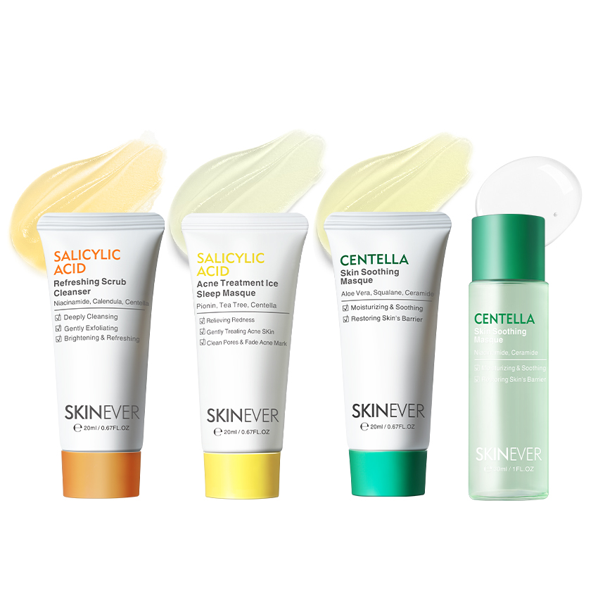 Salicylic Acid Oil & Acne Travel Kit-SKINEVER