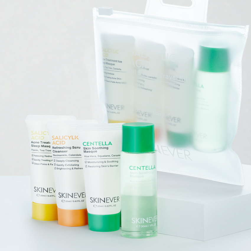 Salicylic Acid Oil & Acne Travel Kit-SKINEVER