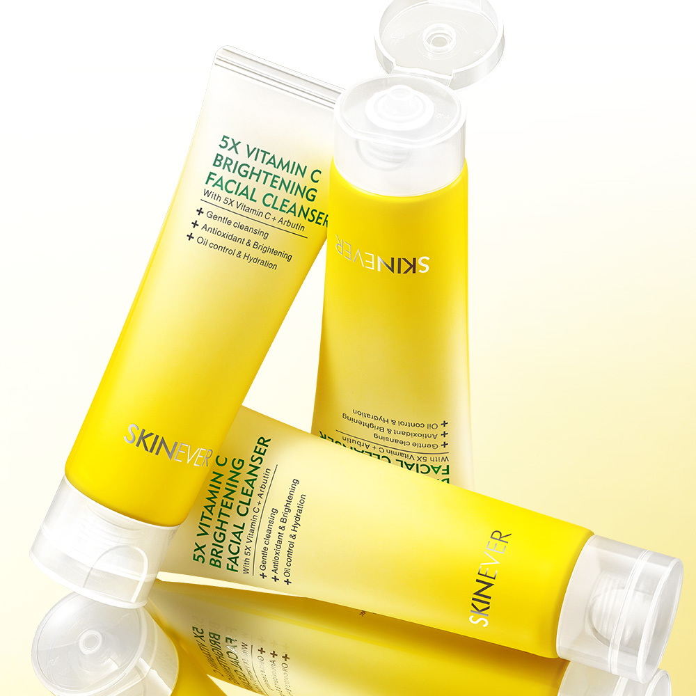 5X Vitamin C Brightening Facial Cleanser-SKINEVER