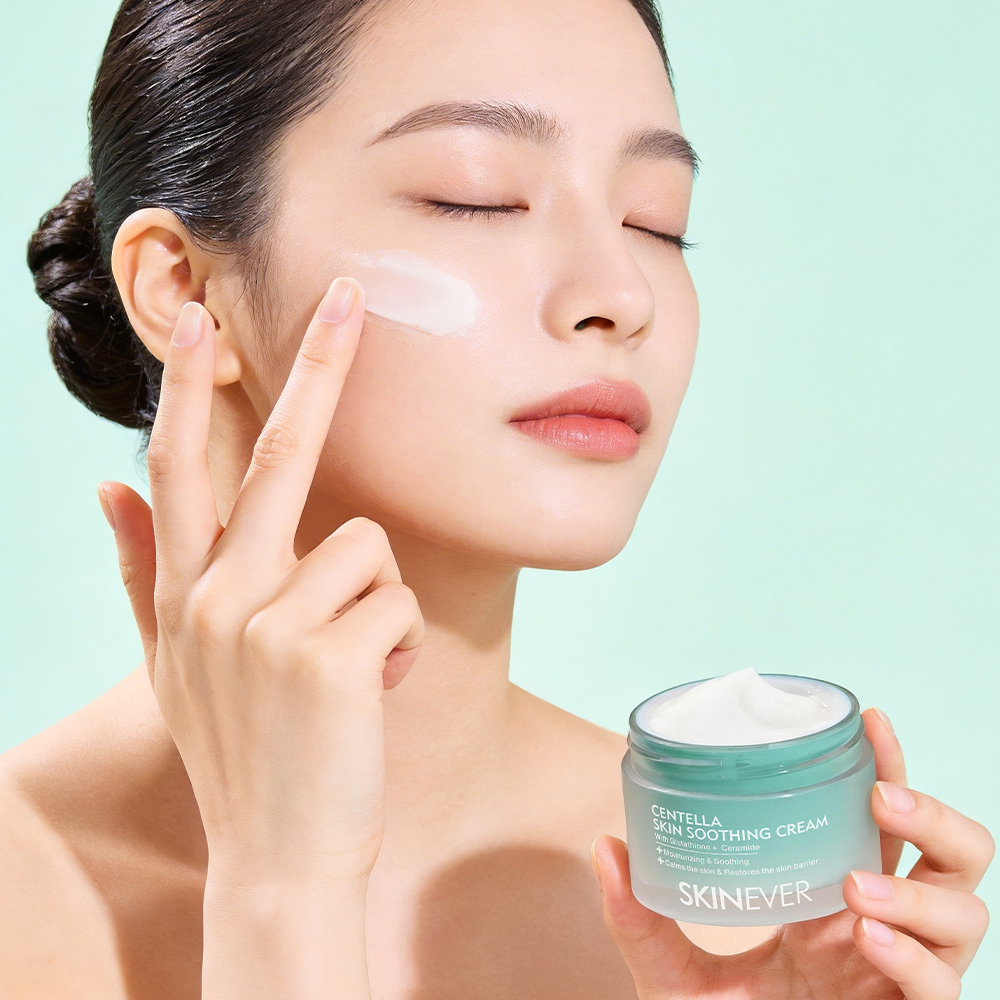 {"default":"How to apply Centella Asiatica Soothing Cream for instant redness relief and skin barrier repair - SKINEVER US"}
