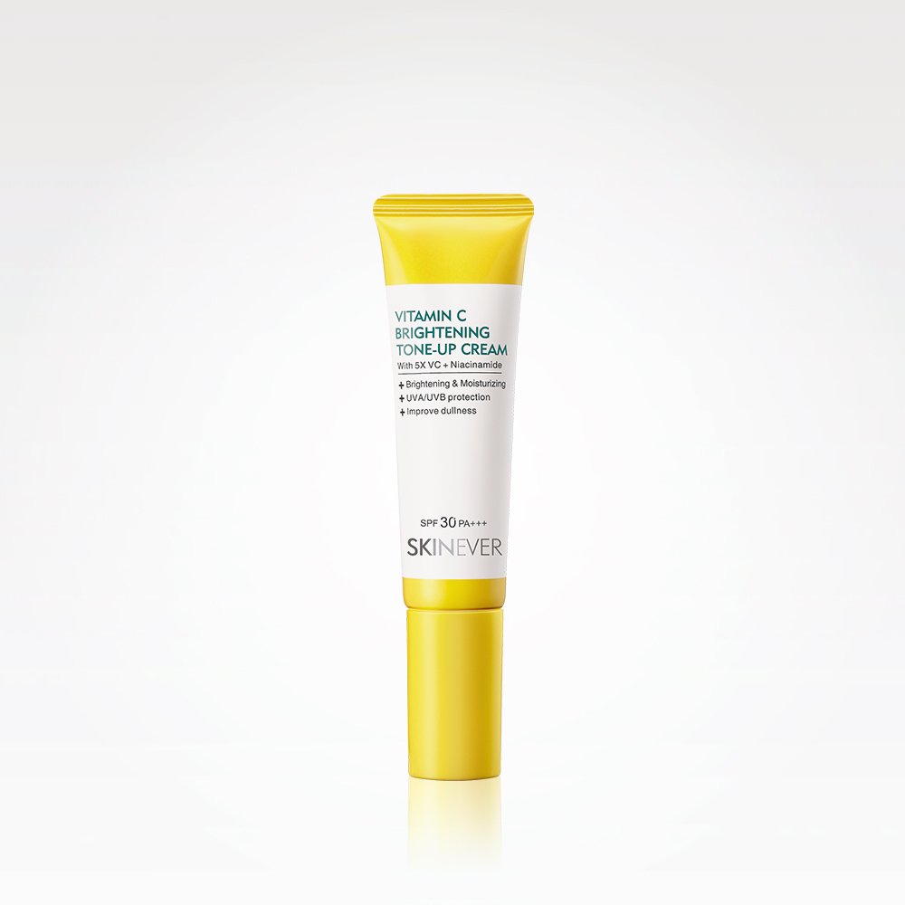 SKINEVER Vitamin C Sunscreen Tone-Up Cream Preventing UV Damage Brightening Even Skin Tone 30g-SKINEVER