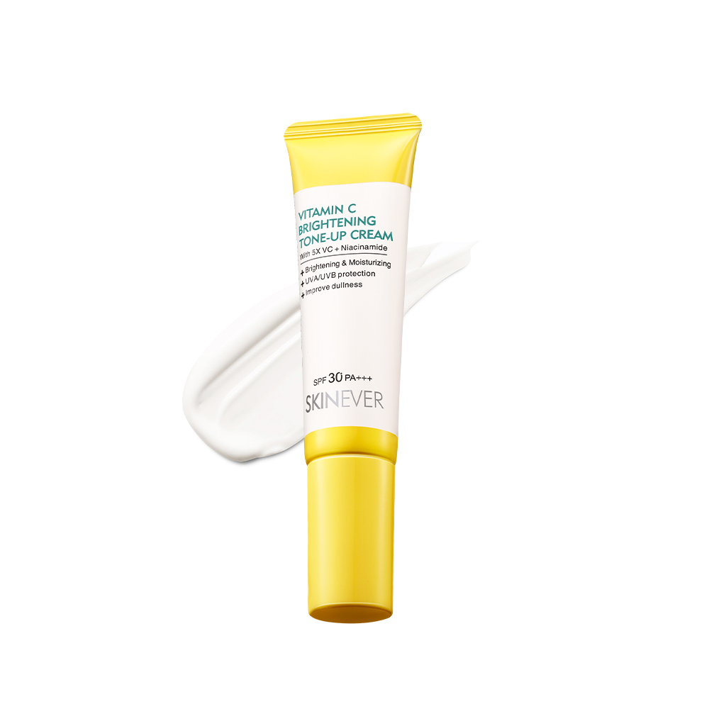 SKINEVER Vitamin C Sunscreen Tone-Up Cream Preventing UV Damage Brightening Even Skin Tone 30g-SKINEVER