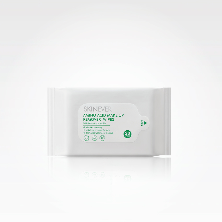Amino Acid Make Up Remover Wipes-SKINEVER