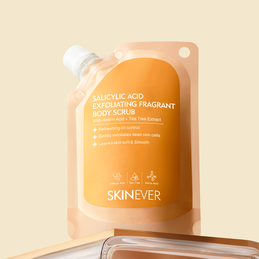 SKINEVER 2% Salicylic Acid Body Scrub Deeply Cleanses Exfoliates Dead Skin Cells Smoothes Roughness
