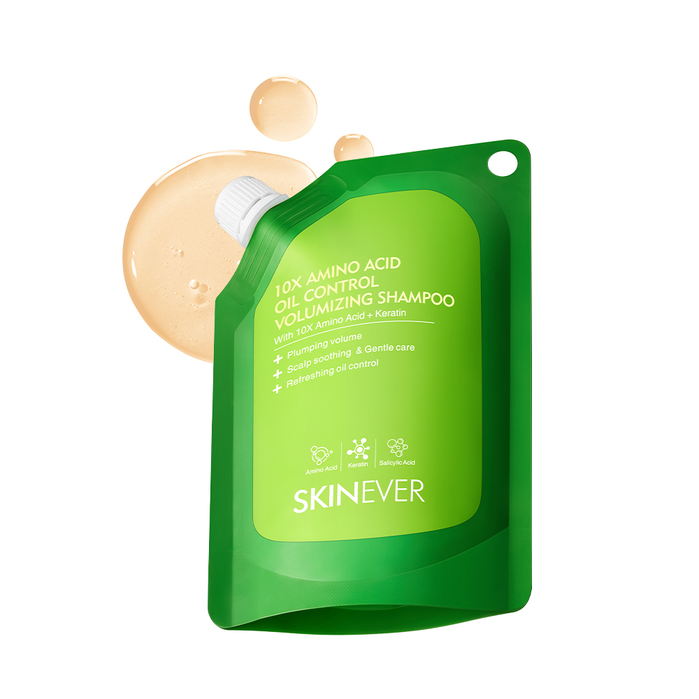 SKINEVER Amino Acid Oil Control Volumizing Shampoo volumizes and soothes the scalp with gentle care-SKINEVER