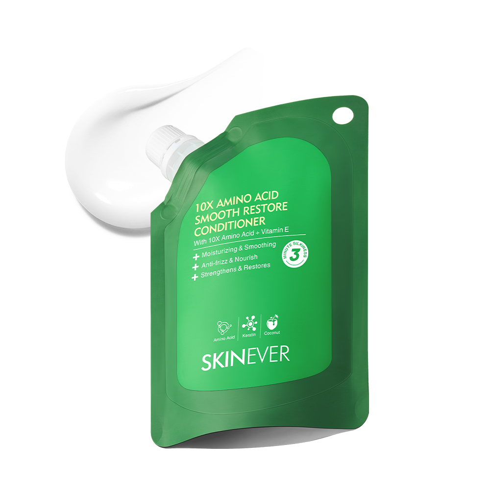 SKINEVER 10X Amino Acid Smooth Restore Conditioner Deeply Moisturizes&Smooths Hair 200ML-SKINEVER
