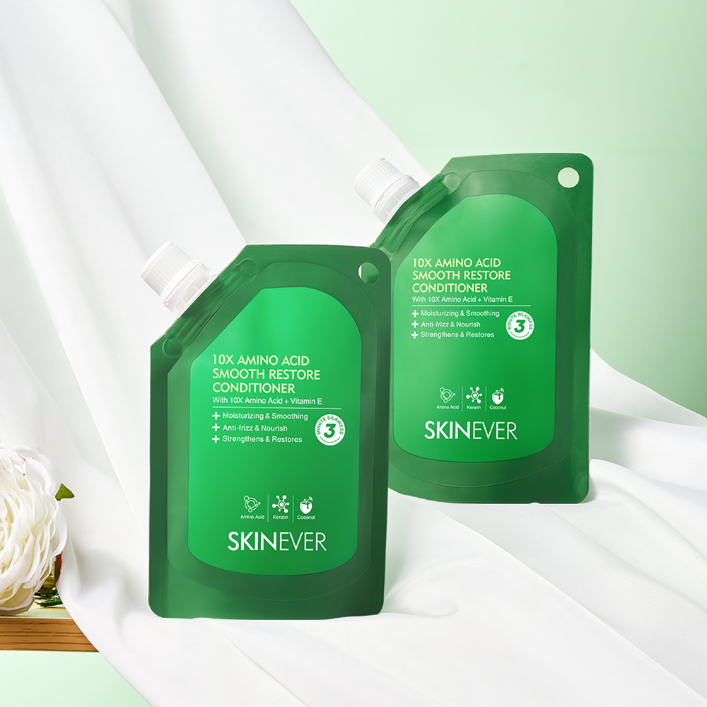 SKINEVER 10X Amino Acid Smooth Restore Conditioner Deeply Moisturizes&Smooths Hair 200ML-SKINEVER