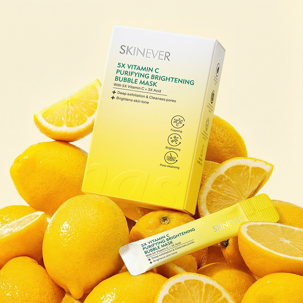 5X Vitamin C Purifying Brightening Bubble Mask-SKINEVER