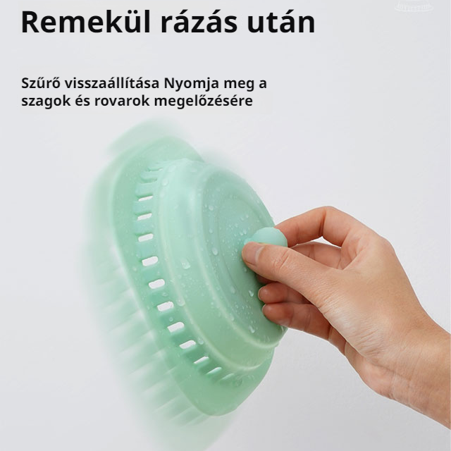 Szagtalanító és rovarirtó padlólefolyó szagtalanító