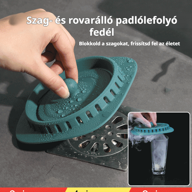 Szagtalanító és rovarirtó padlólefolyó szagtalanító