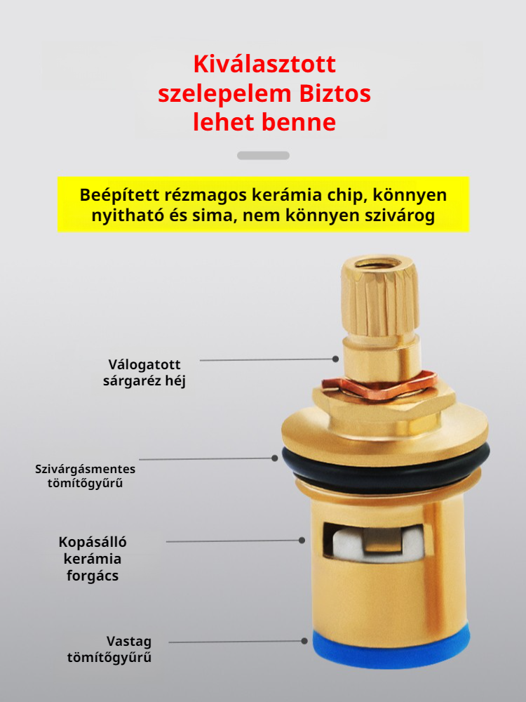 360 fokban forgatható univerzális csaptelep