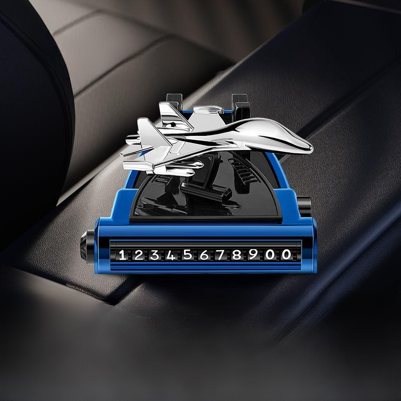 Ideiglenes parkoló rendszámtábla aromaterápiás középkonzol