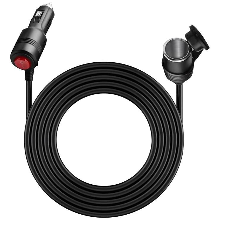 Autós szivargyújtó csatlakozó hosszabbító kábel 12v24v univerzális