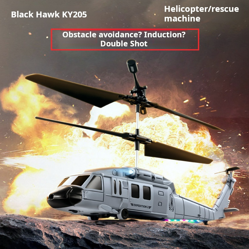 RC Helicopters Black Hawk Rescue Aircraft Toys