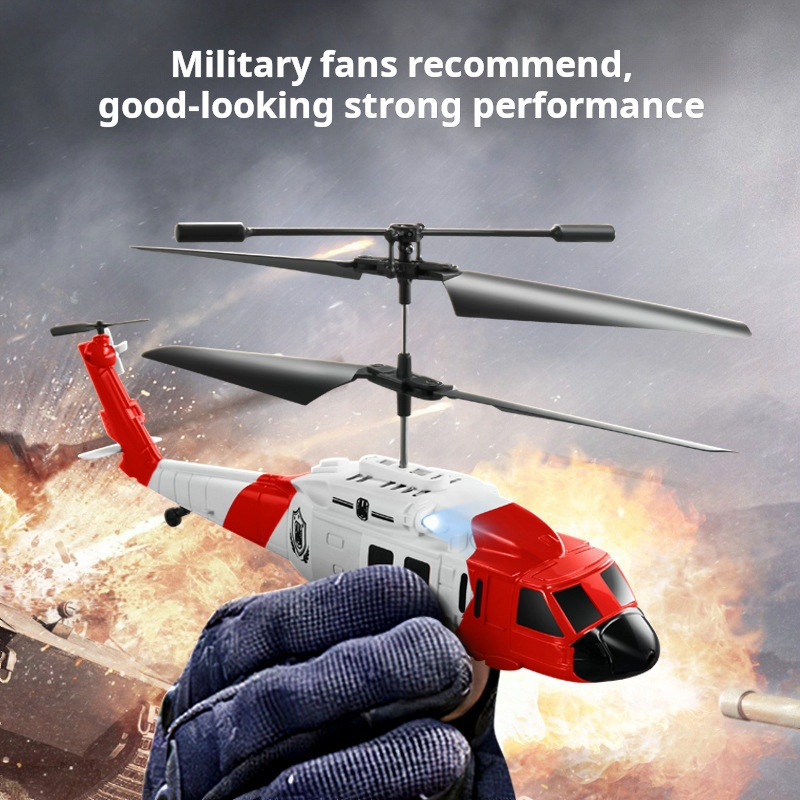 RC Helicopters Black Hawk Rescue Aircraft Toys