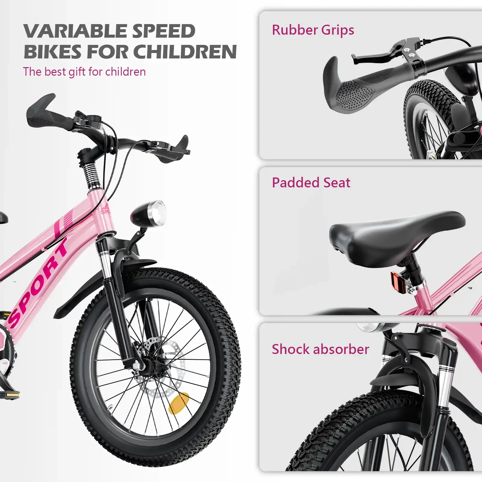 Kids Bikes 20-14 Inch Wheel Mountain Bicycles