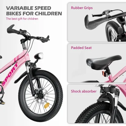 Kids Bikes 20-14 Inch Wheel Mountain Bicycles