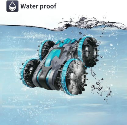 RC Amphibious Stunt Car Toys for Kids 