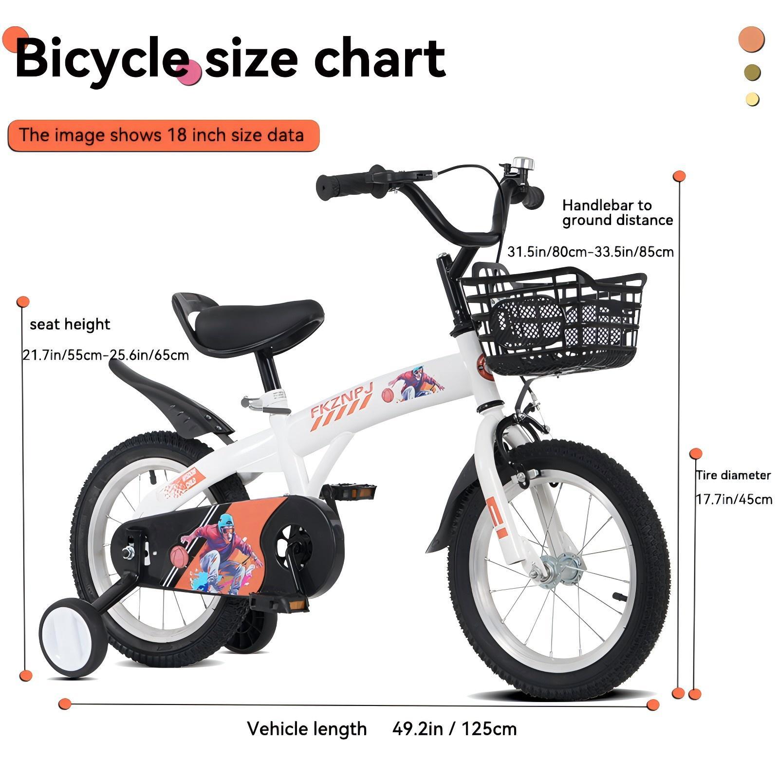 Kids Bike 12-18 Inch Wheel Childs bicycle