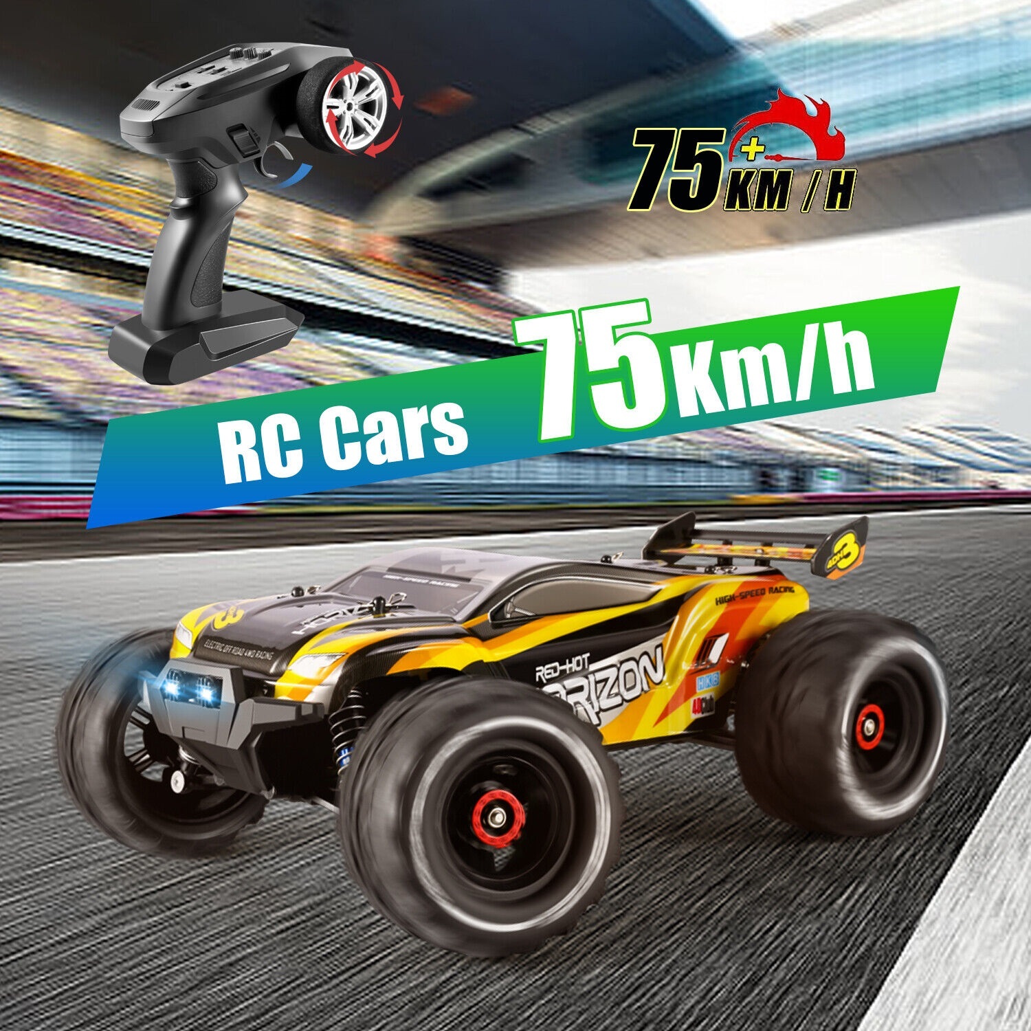 RC Cars 4D H3 Remote Control Trucks