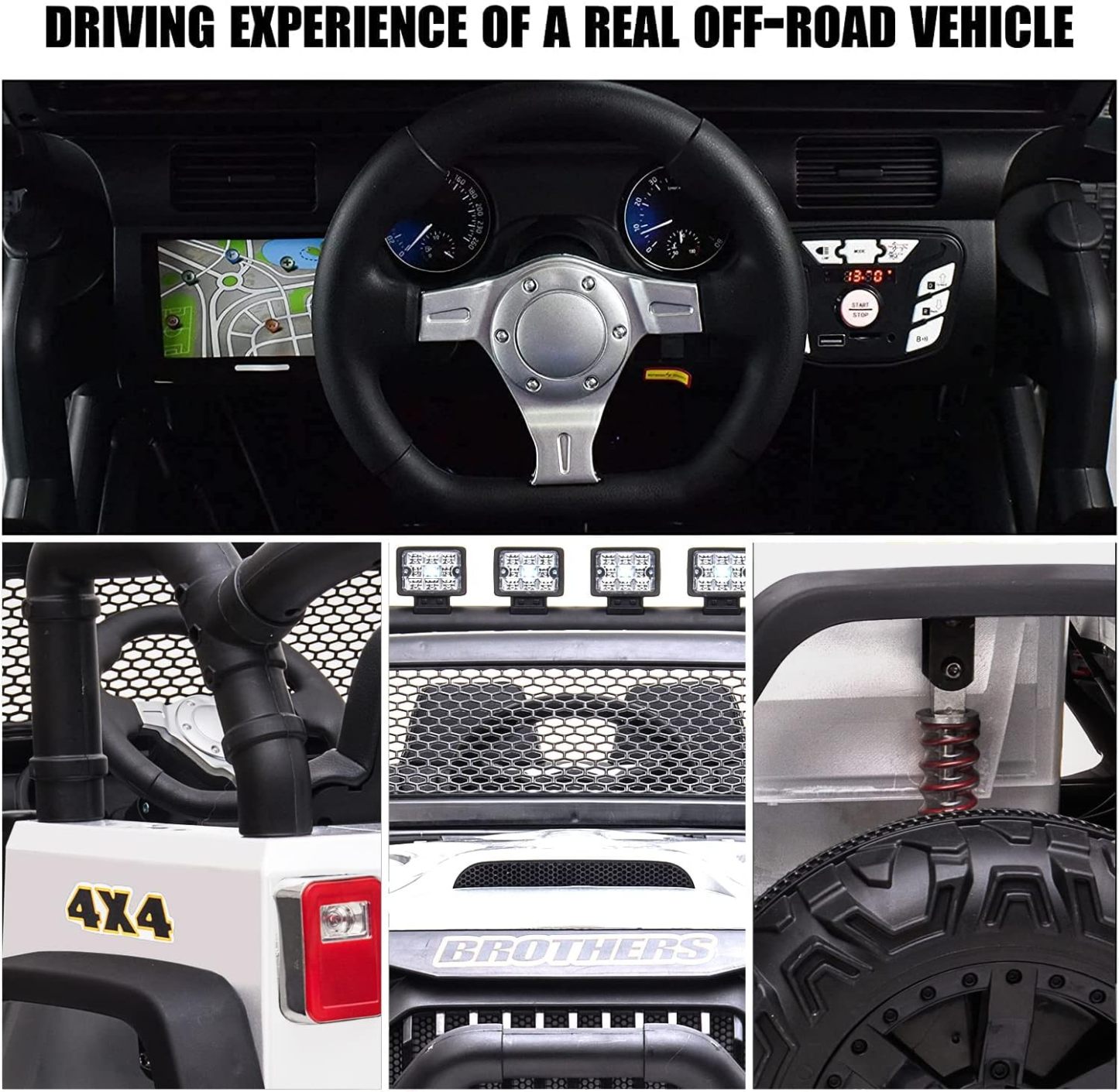 12V Ride on Cars with Remote Control Powered Riding Toys