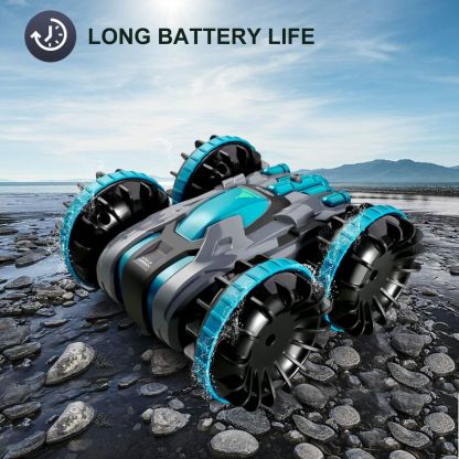 RC Amphibious Stunt Car Toys for Kids 
