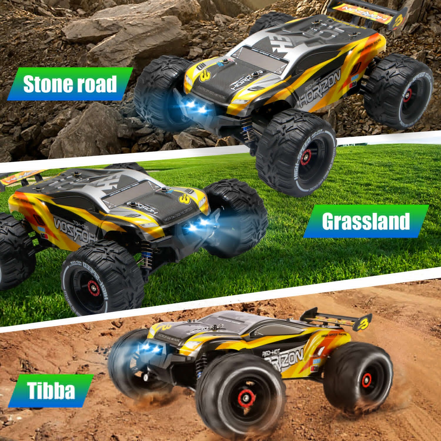 RC Cars 4D H3 Remote Control Trucks