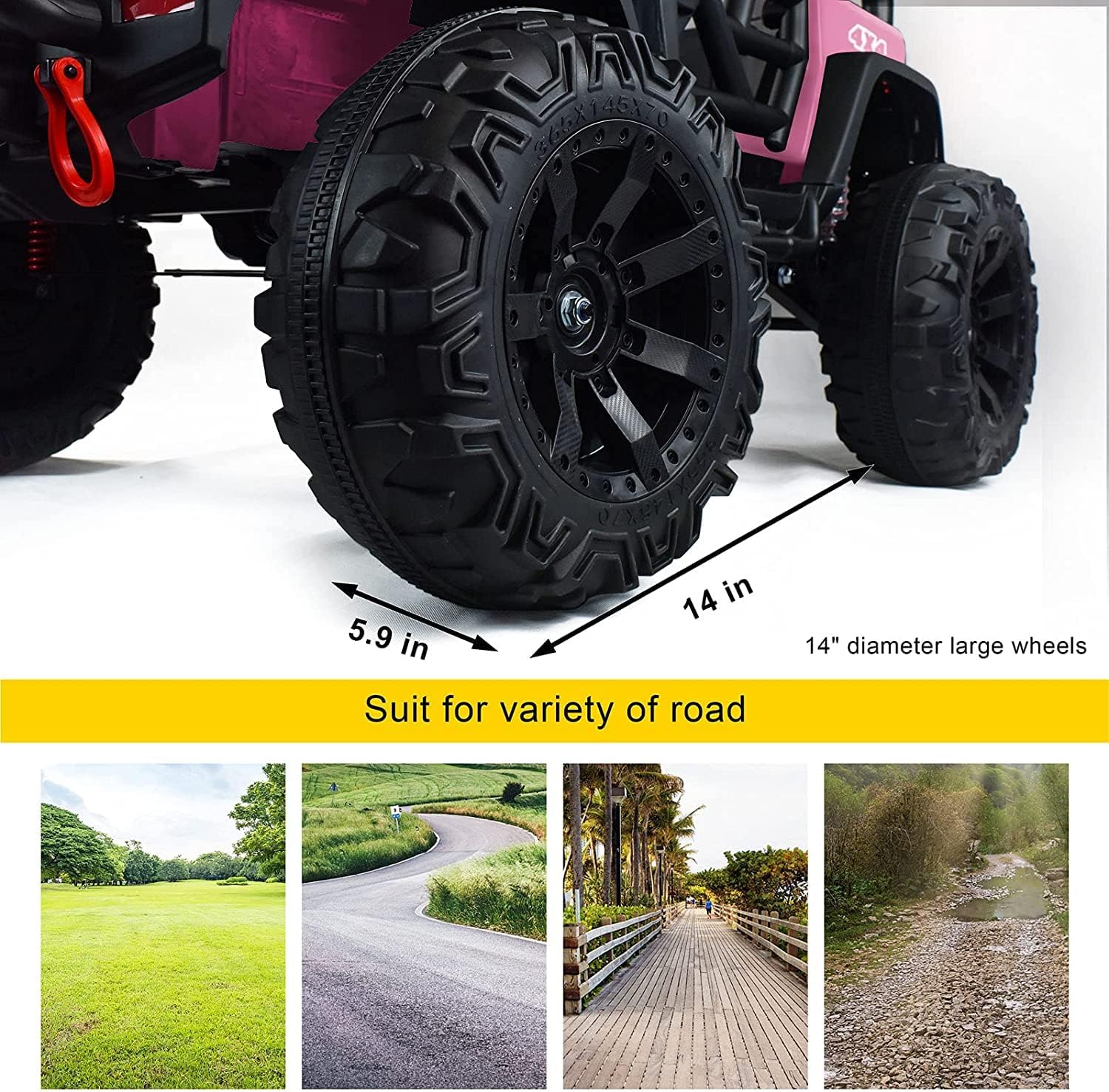 12V Ride on Cars with Remote Control Powered Riding Toys