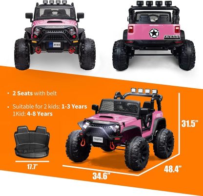 12V Ride on Cars with Remote Control Powered Riding Toys