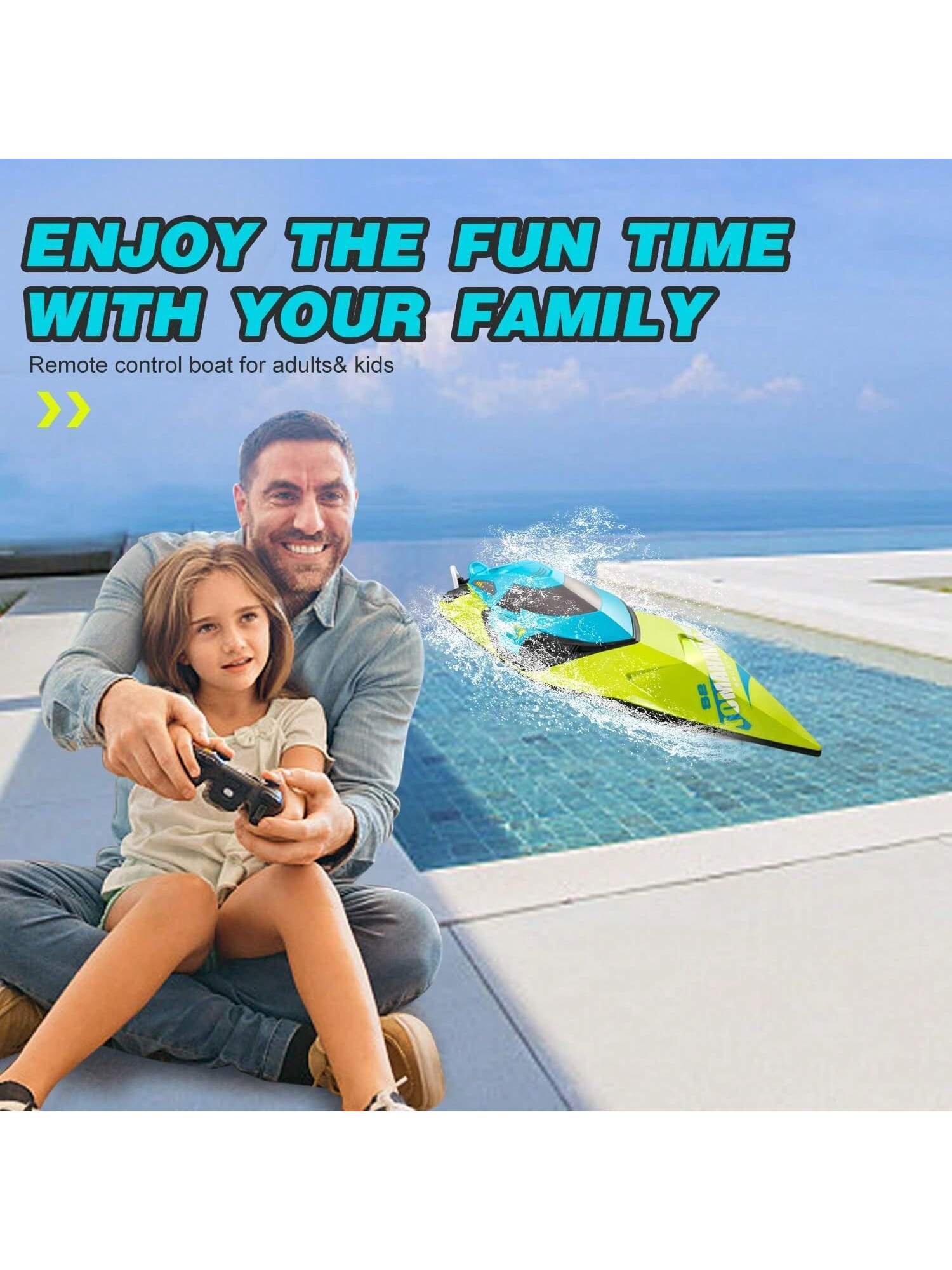 S2 Remote Control Boat for Kids RC Speed Boats