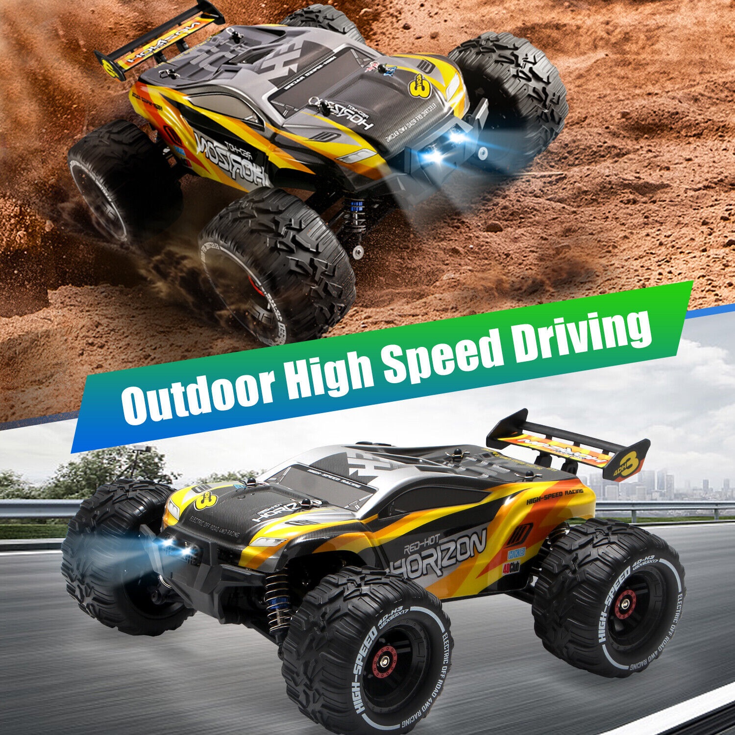 RC Cars 4D H3 Remote Control Trucks