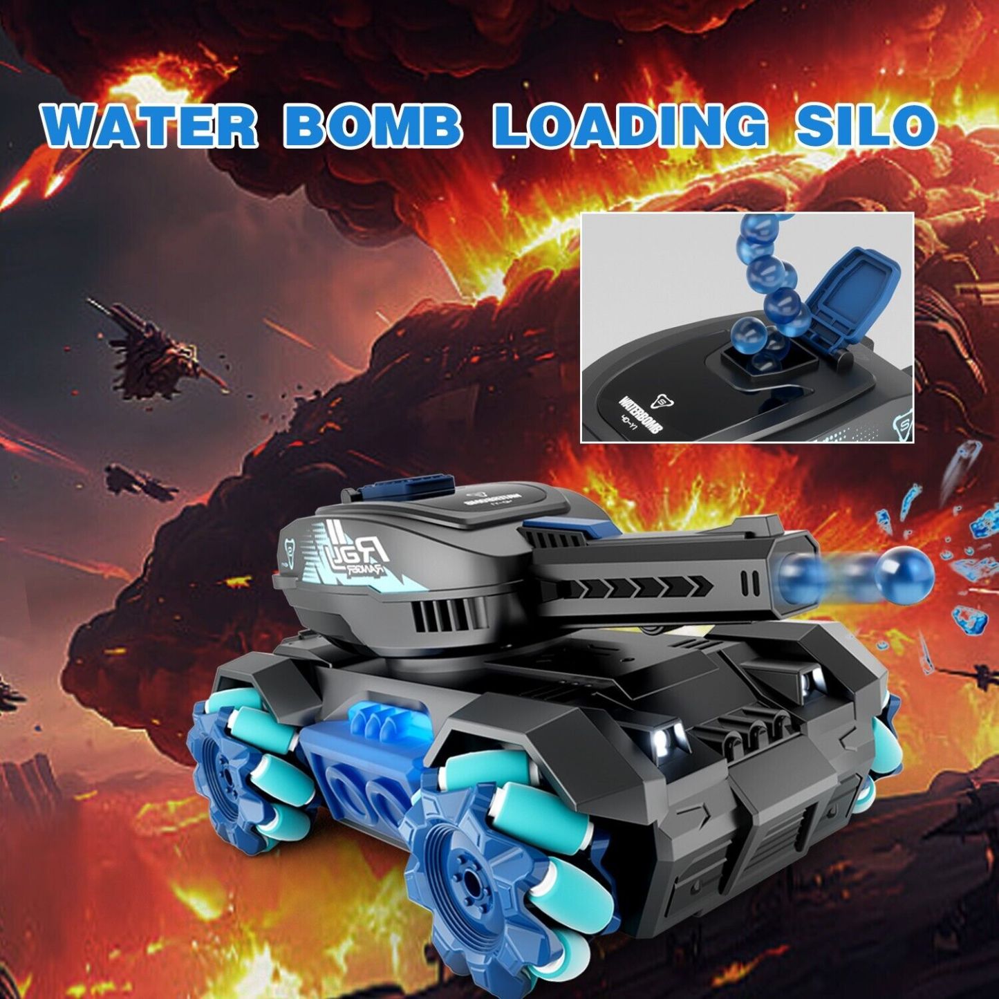 RC Tank 4WD Radio Controlled Cars For Kids