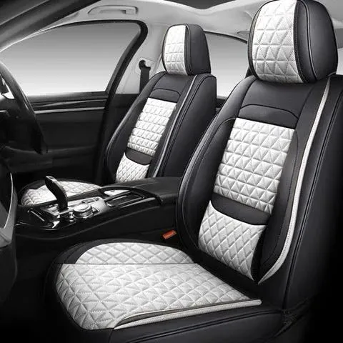 🚗2024 Husă scaun de lux din piele de înaltă calitate - Potrivită pentru toate vehiculele (personalizare gratuită❗)