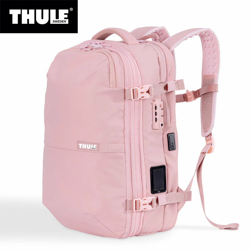 🎒THULE Vakuově kompresní horolezecký cestovní outdoorový batoh s ochranou proti krádeži, multifunkční palubní taška ✈
