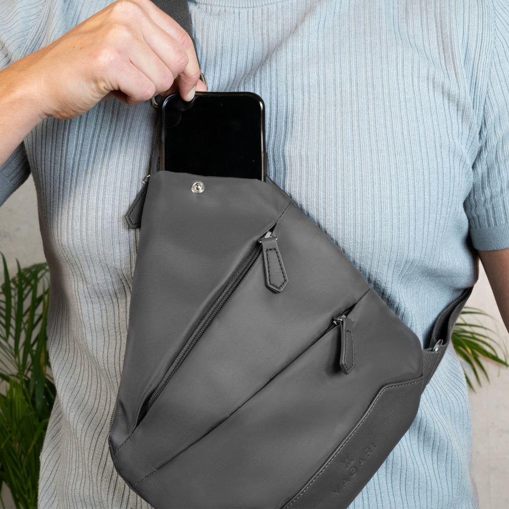 LONDON SLING BAG, vodotěsná a proti krádeži odolná taška, uvolněte si ruce