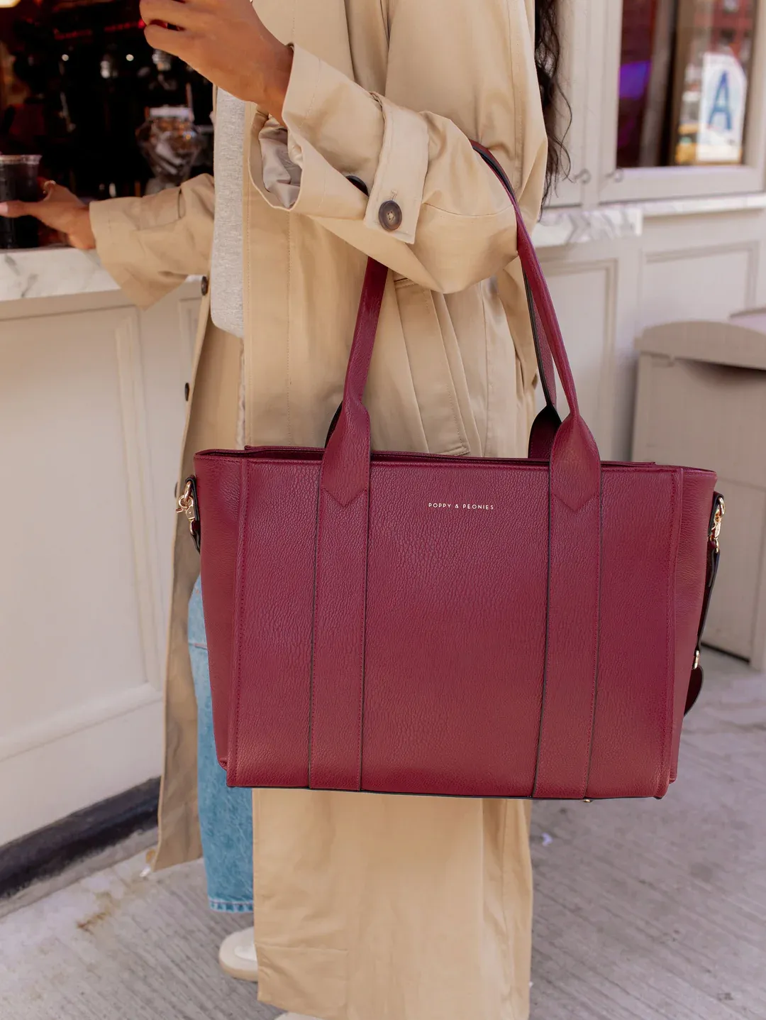 Multitasking Velkokapacitní ekologická cestovní taška na počítač s kapsou na láhev s vodou