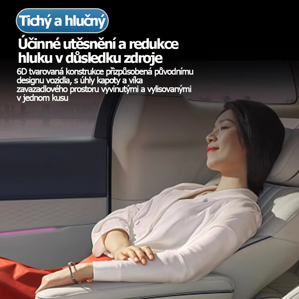 Těsnicí lišty pro vozy Volkswagen a Toyota, přední sklo Passat, Magotan, Tayron, Tiguan L, zvukově izolační lišty středové konzoly, B-sloupek a všechny dveře; úpravy k dispozici pro všechny modely.