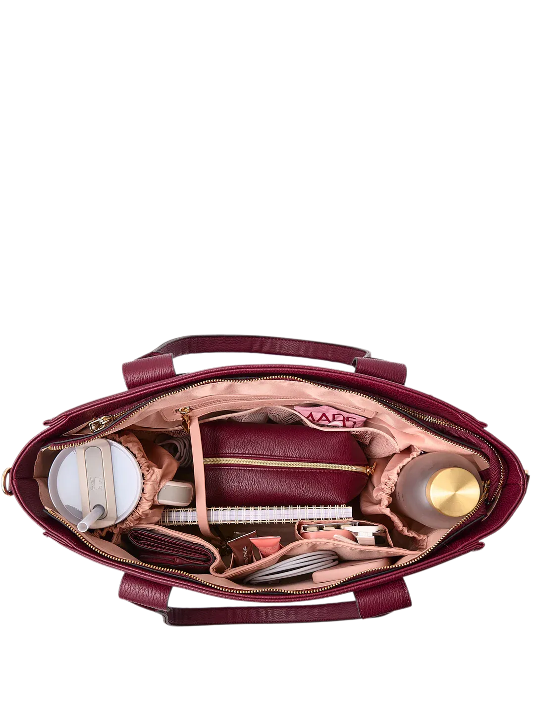 Multitasking Velkokapacitní ekologická cestovní taška na počítač s kapsou na láhev s vodou