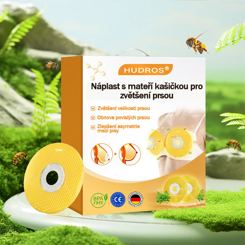 💎【Oficiální vlajkový obchod】𝐇𝐔𝐃𝐑𝐎𝐒® Náplasti s mateří kašičkou pro zvětšení prsou. Bezpečné pro použití během kojení.