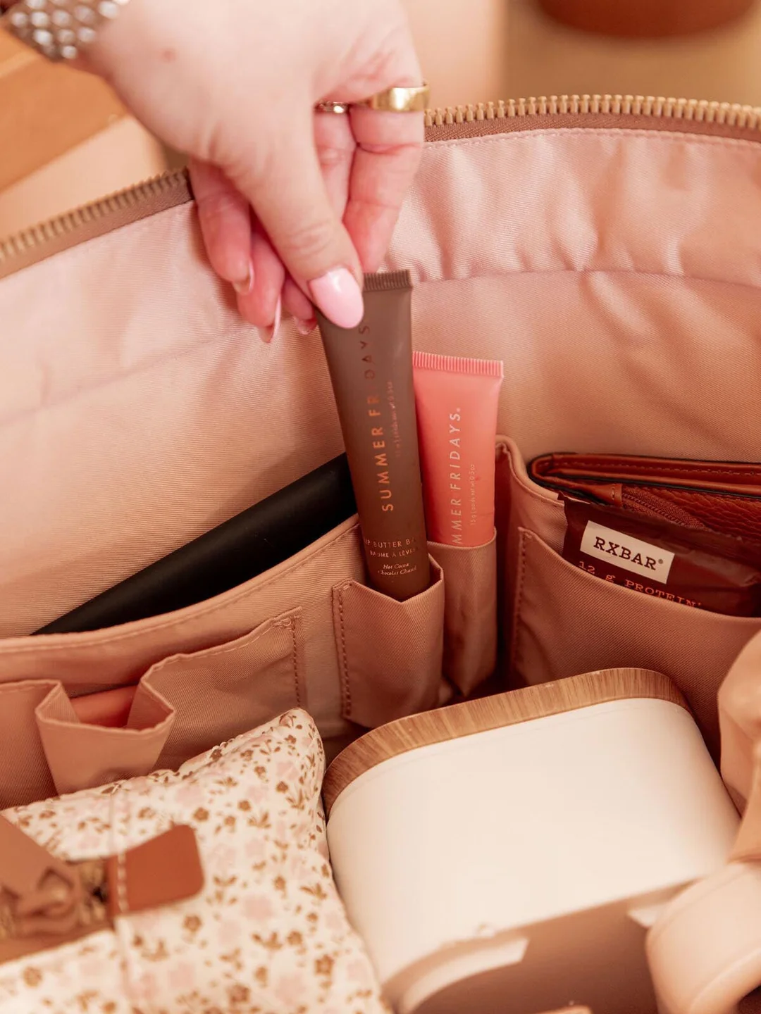 Multitasking Velkokapacitní ekologická cestovní taška na počítač s kapsou na láhev s vodou