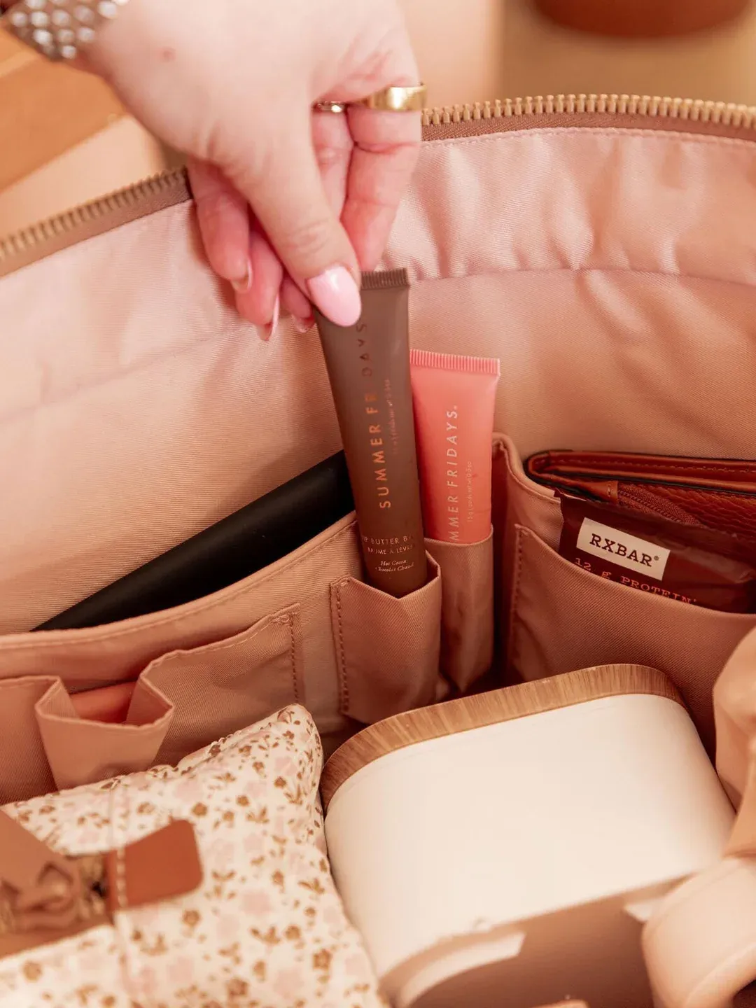 Multitasking Velkokapacitní ekologická cestovní taška na počítač s kapsou na láhev s vodou