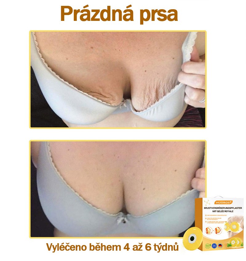 💎【Oficiální vlajkový obchod】𝐇𝐔𝐃𝐑𝐎𝐒® Náplasti s mateří kašičkou pro zvětšení prsou. Bezpečné pro použití během kojení.