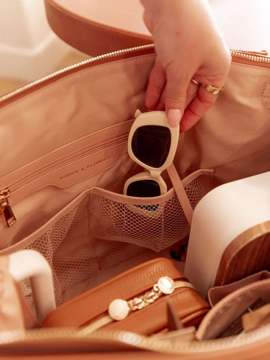 Multitasking Velkokapacitní ekologická cestovní taška na počítač s kapsou na láhev s vodou