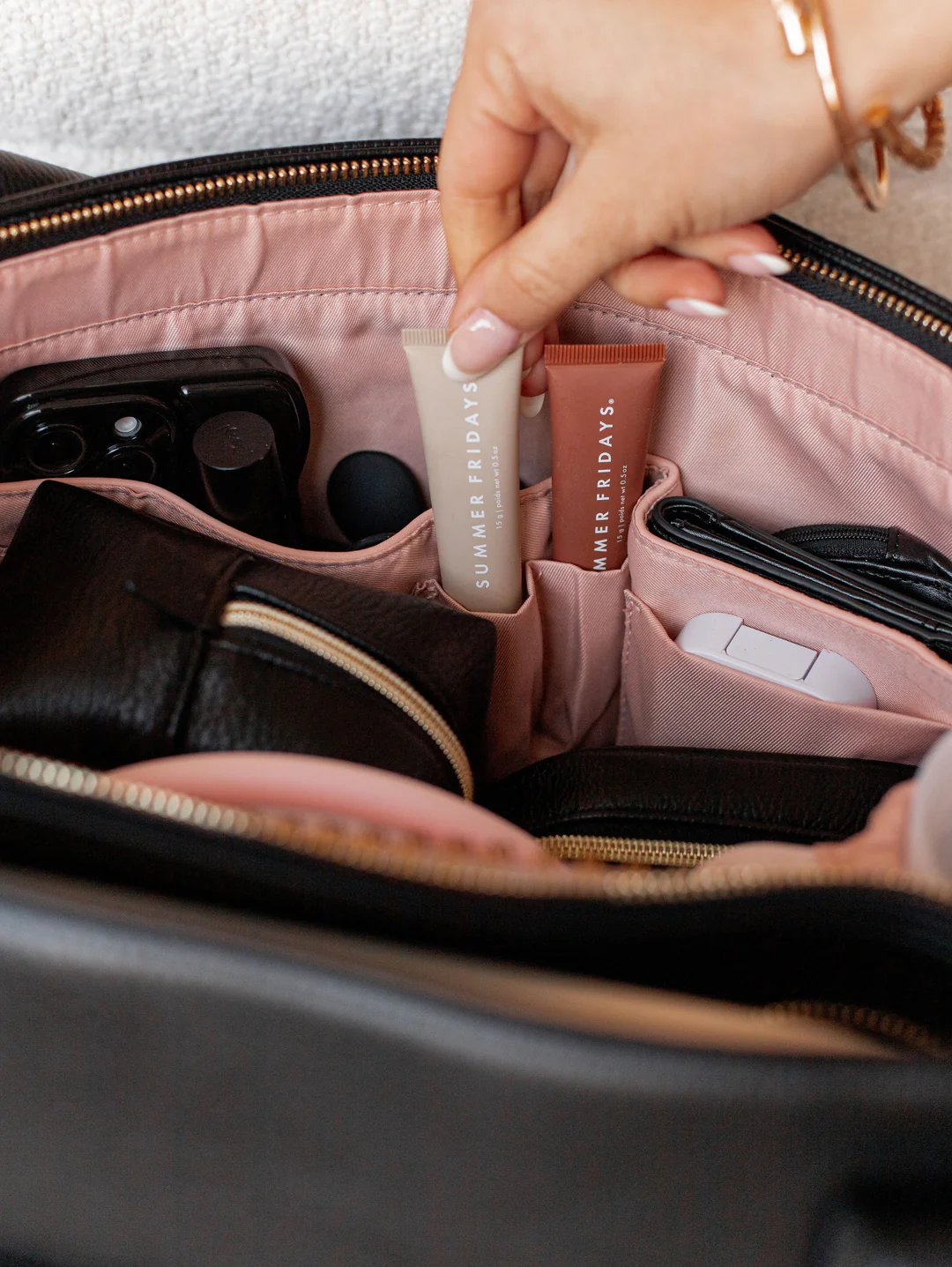 Multitasking Velkokapacitní ekologická cestovní taška na počítač s kapsou na láhev s vodou