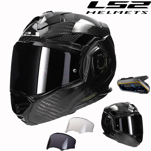 Capacete LS2 Capacete leve em fibra de carbono FF901 ADVANT X+/ECE 22.06-P/J